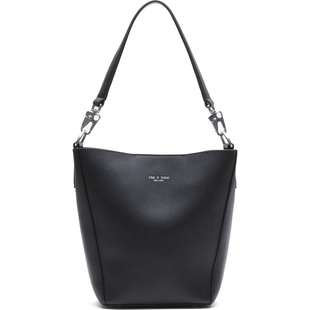 Rag & Bone Parker Leather Bucket Bag In Black