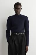 COS Sculpted-shoulder Merino Wool Jumper