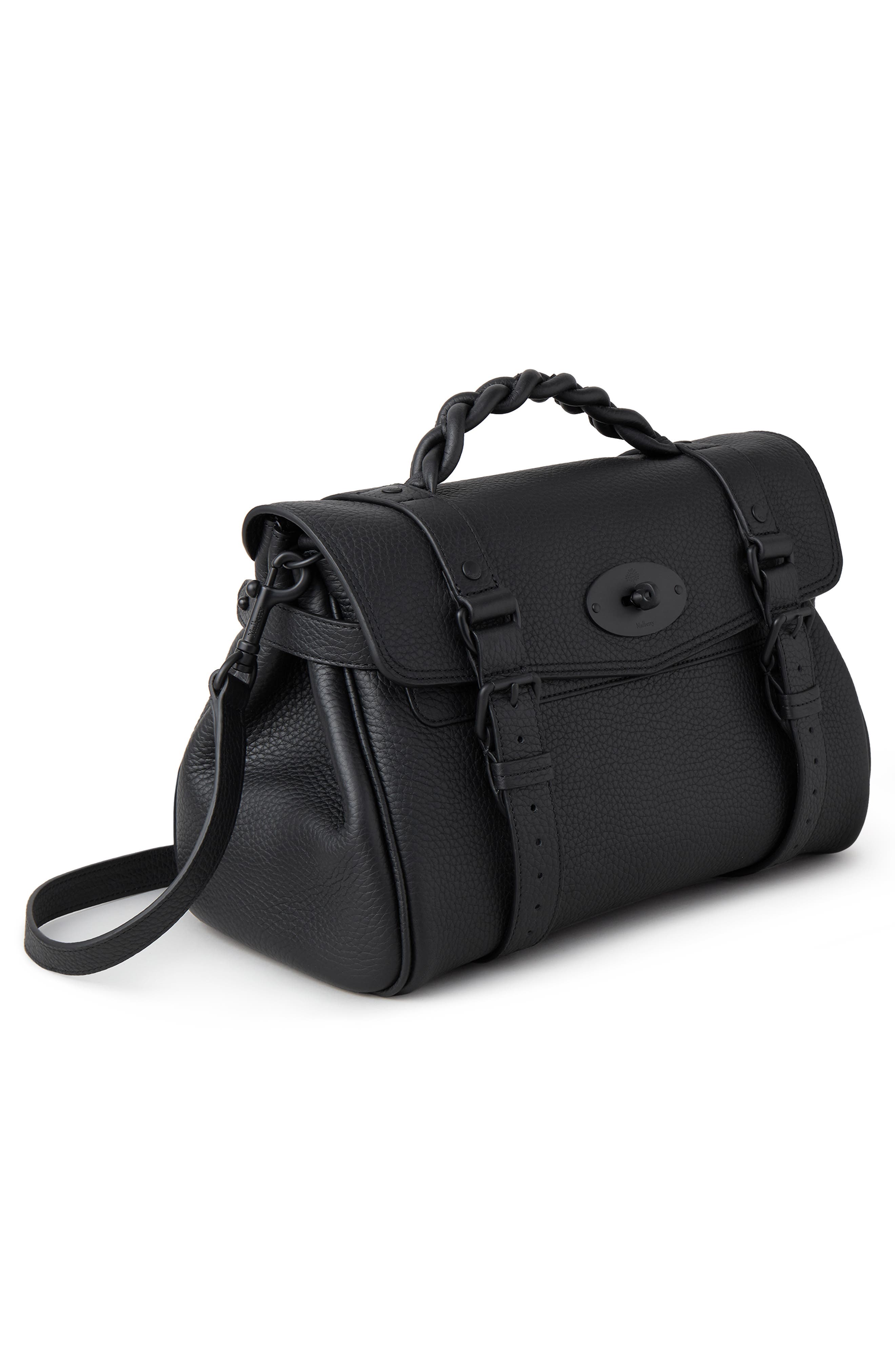 Mulberry Alexa Tonal Leather Satchel, Alternate, color, 