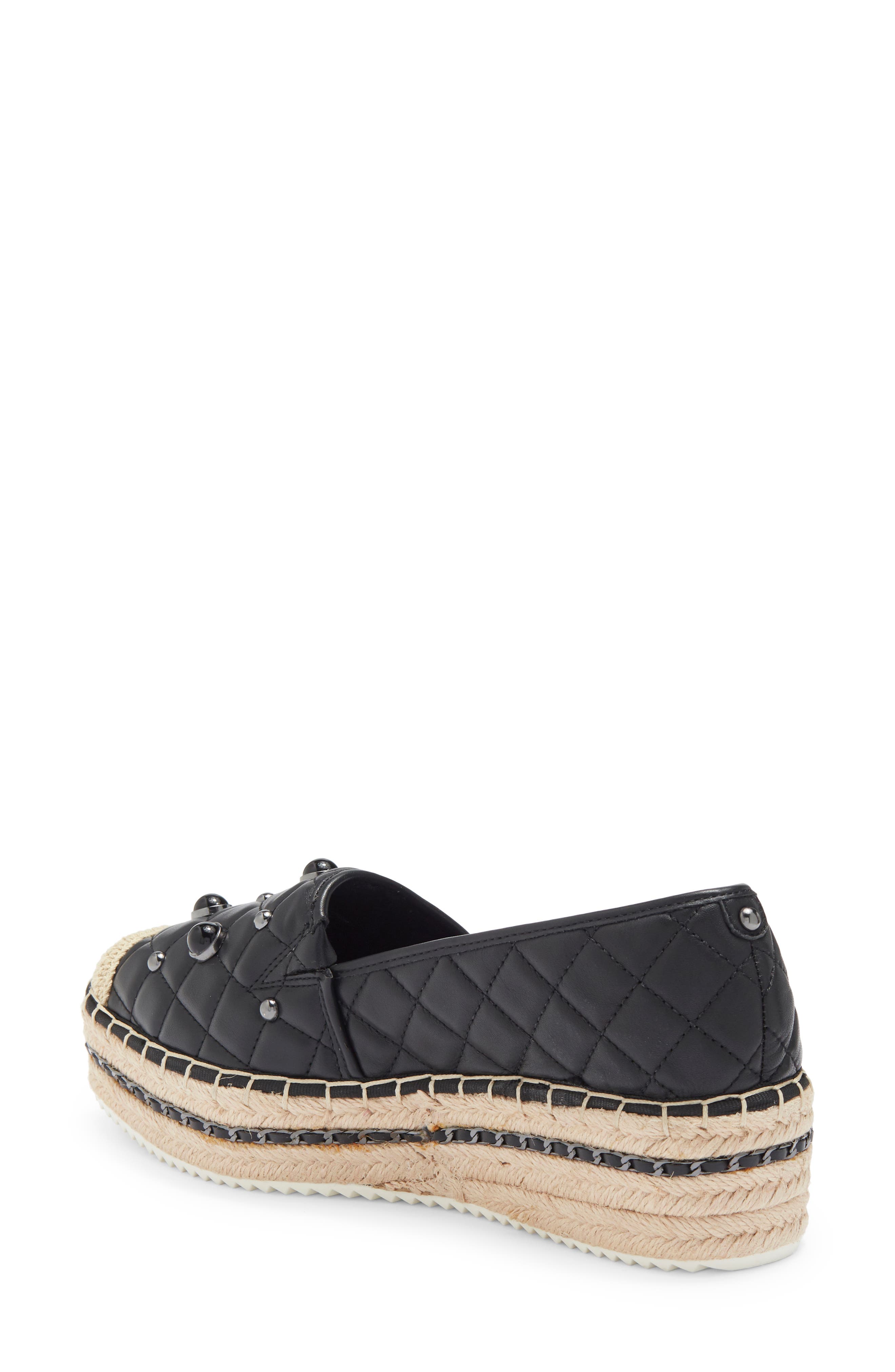 KARL LAGERFELD PARIS Beatrix Espadrille Platform Slip-On, Alternate, color, 