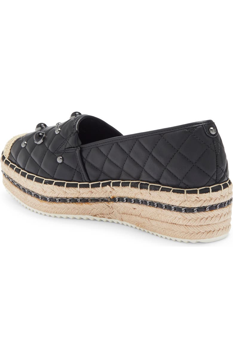 KARL LAGERFELD PARIS Beatrix Espadrille Platform Slip-On, Alternate, color,