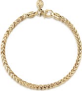 Gabriel & Co. Men's 14k Gold 4mm Chain Bracelet