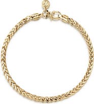 Gabriel & Co. Men's 14k Gold 4mm Chain Bracelet