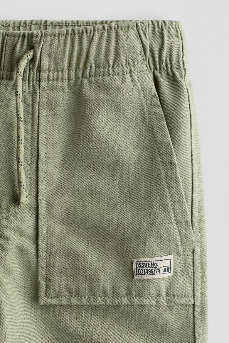 Cotton Twill Joggers, Alternate, color, Khaki green