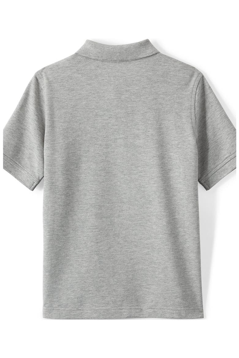 School Uniform Kids Short Sleeve Mesh Polo Shirt, Alternate, color, Gray Heather
