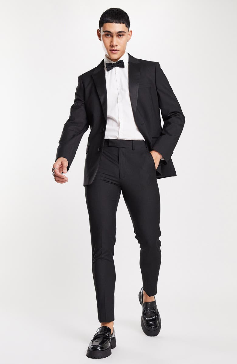 ASOS DESIGN Skinny Dinner Jacket, Alternate, color, 