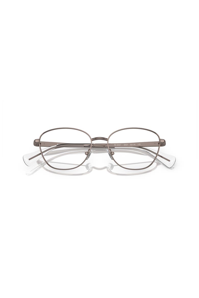 52mm Oval optical glasses, Alternate, color, Gold