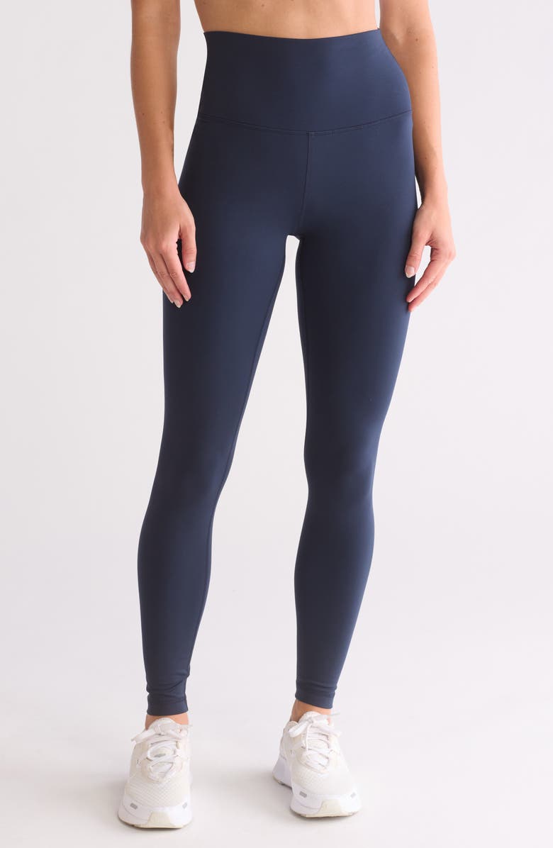 90 DEGREE BY REFLEX Wonderlink Fleece High Waist Leggings, Main, color, 