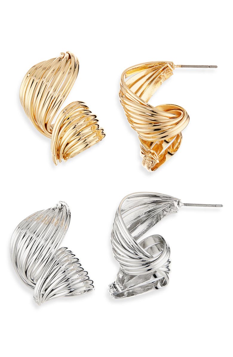 Tasha Set of 2 Twisted Drop Earrings, Main, color,