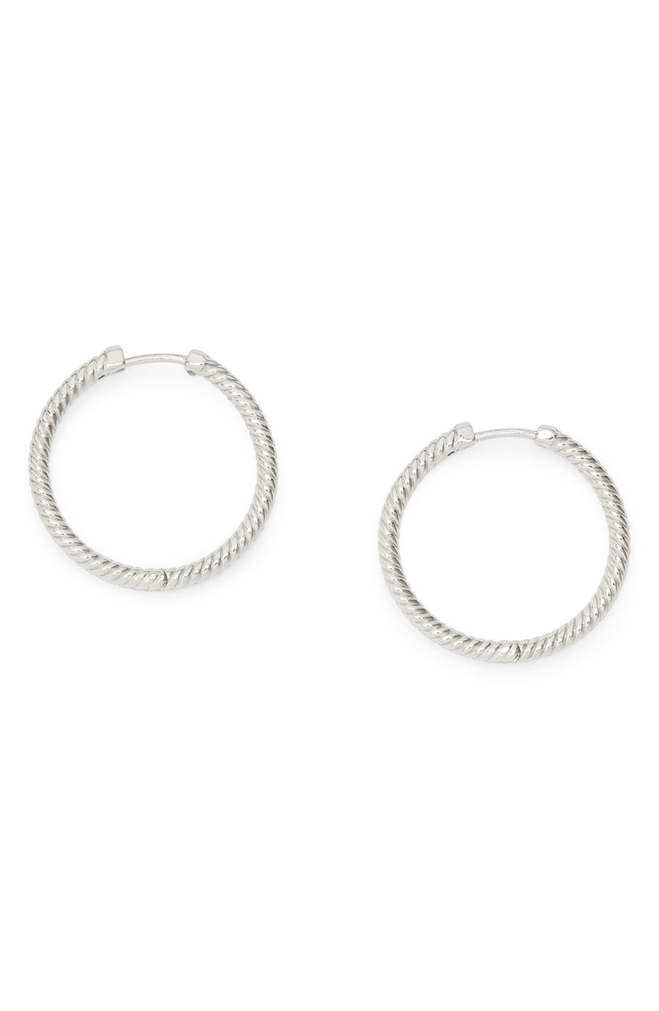 Rope Hoop Earrings