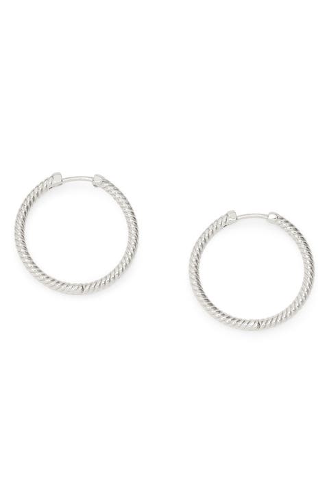 Rope Hoop Earrings