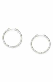 Rope Hoop Earrings
