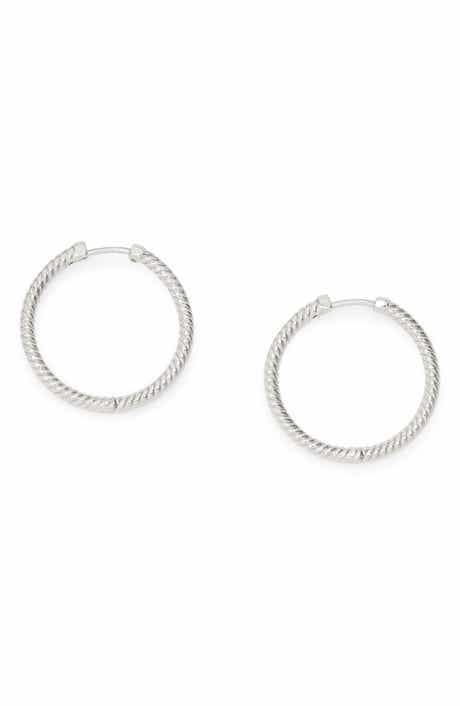 Rope Hoop Earrings