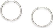 AllSaints Rope Hoop Earrings