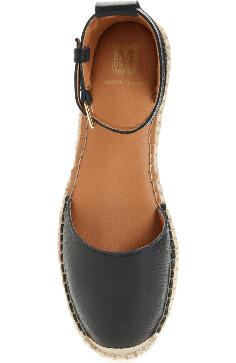 Bruno Magli Sabella Espadrille Sandal, Alternate, color, Black Pebbled