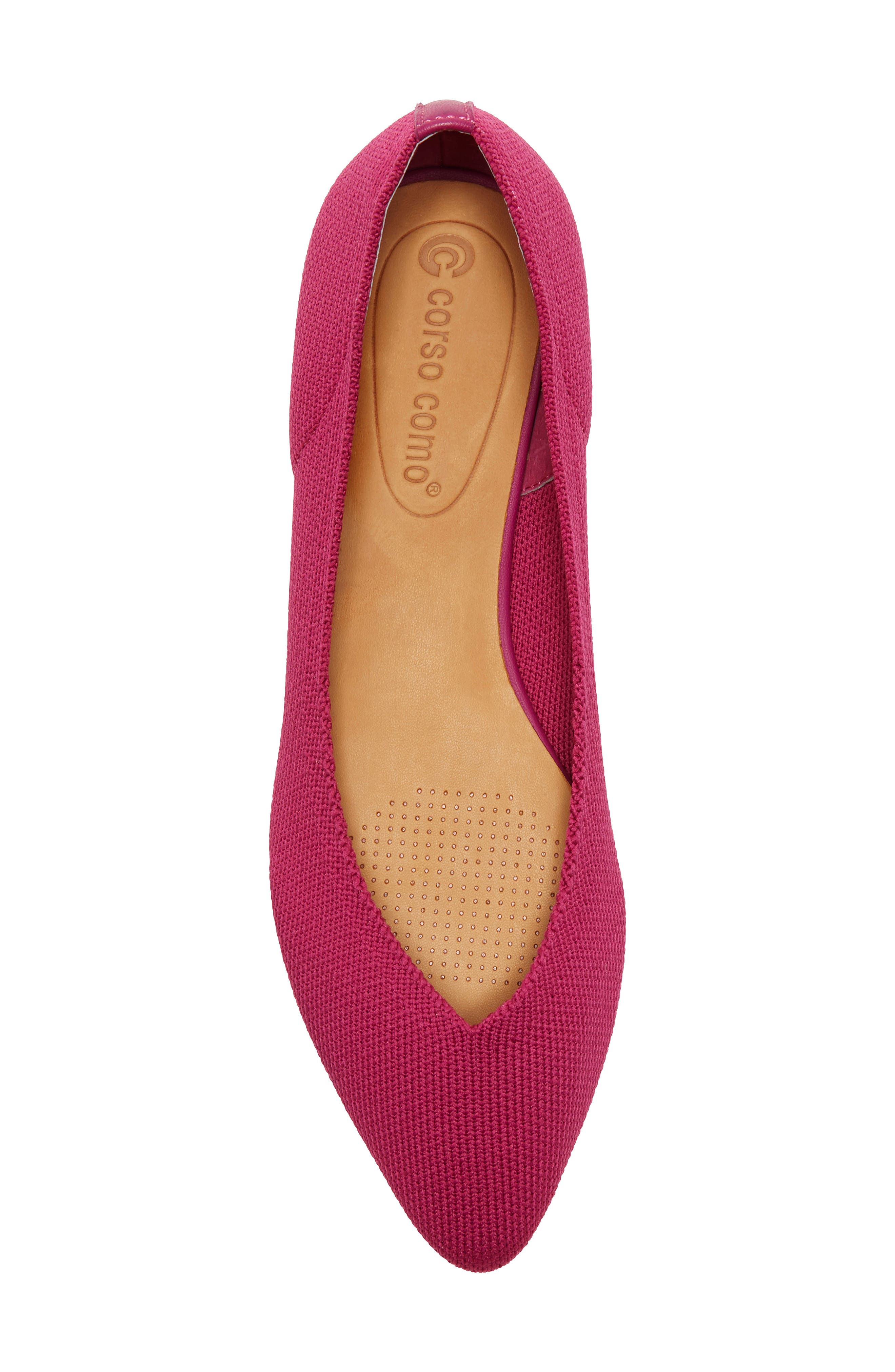 Julia Knit Flat, Alternate, color, FUCHSIA FEST KNIT