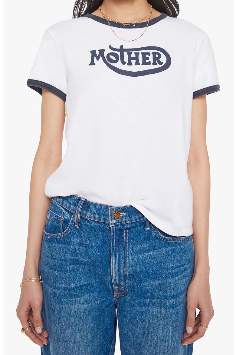 Lil Goodie Goodie Ringer T-Shirt, Main, color, MOTHER MOTO
