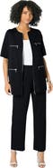 Roaman's French Terry Cropped Pant Set