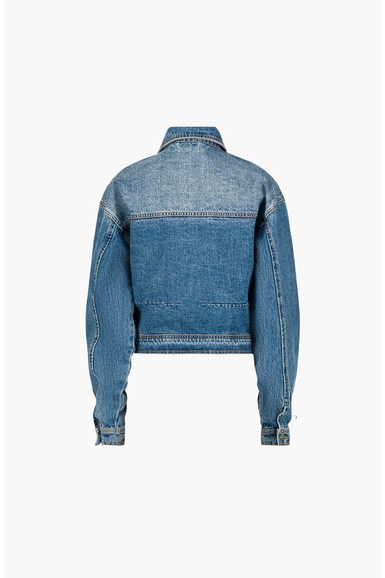 Noma Cotton Denim Jacket, Alternate, color, Medium Blue