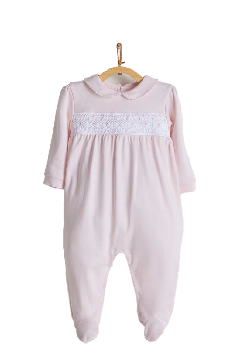Premium Peruvian Pima CottonSmock Playsuit for Infant, Main, color, Pink