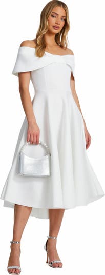Bow Detail Skater Dress