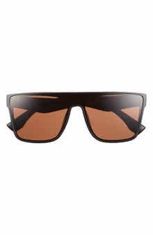 Flat Top Shield Sunglasses