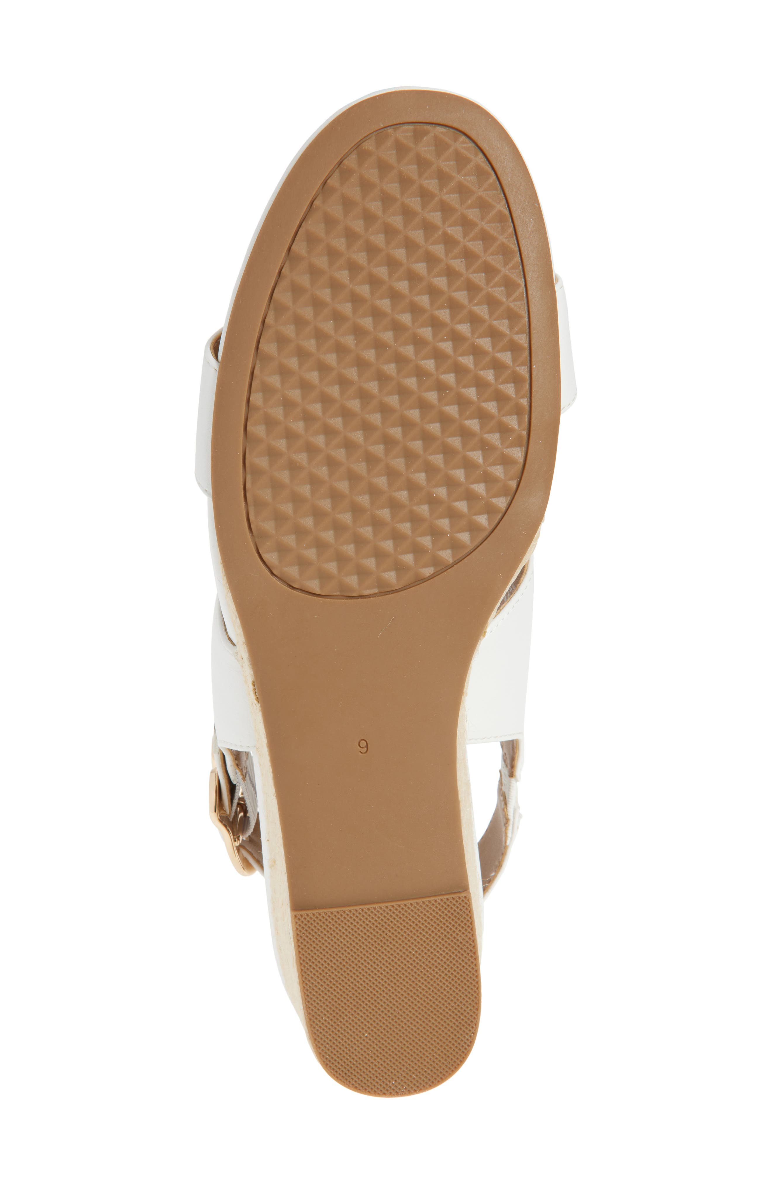 Aerosoles Worth Wedge Sandal, Alternate, color, White Pu