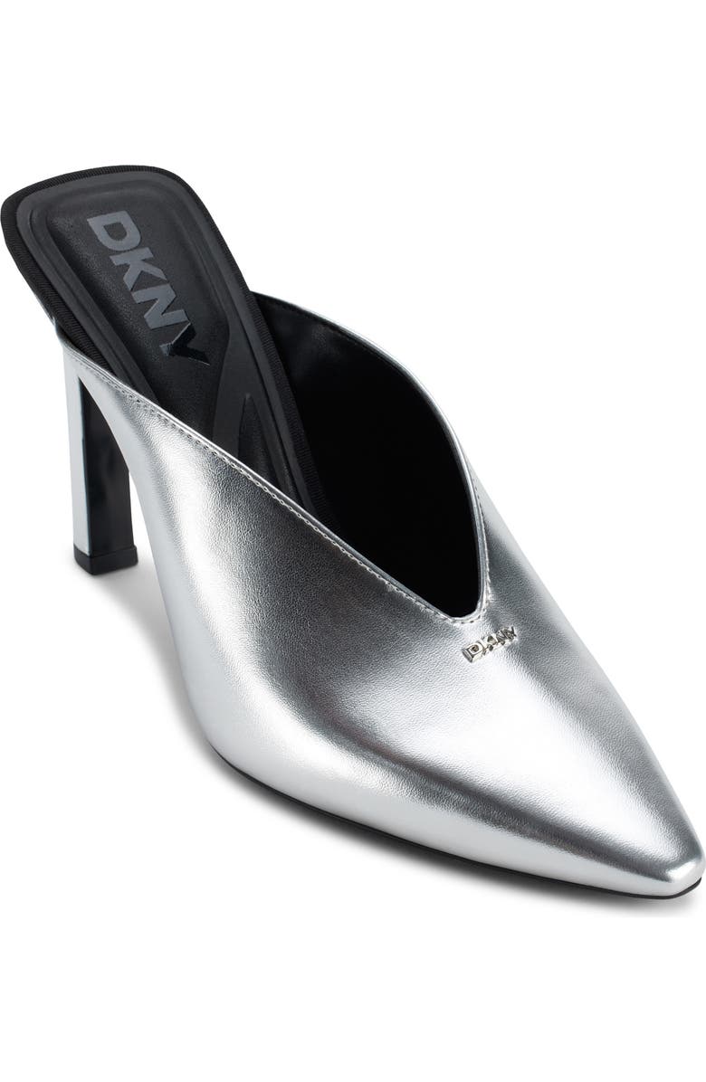 DKNY Cadena Mule, Main, color, Silver