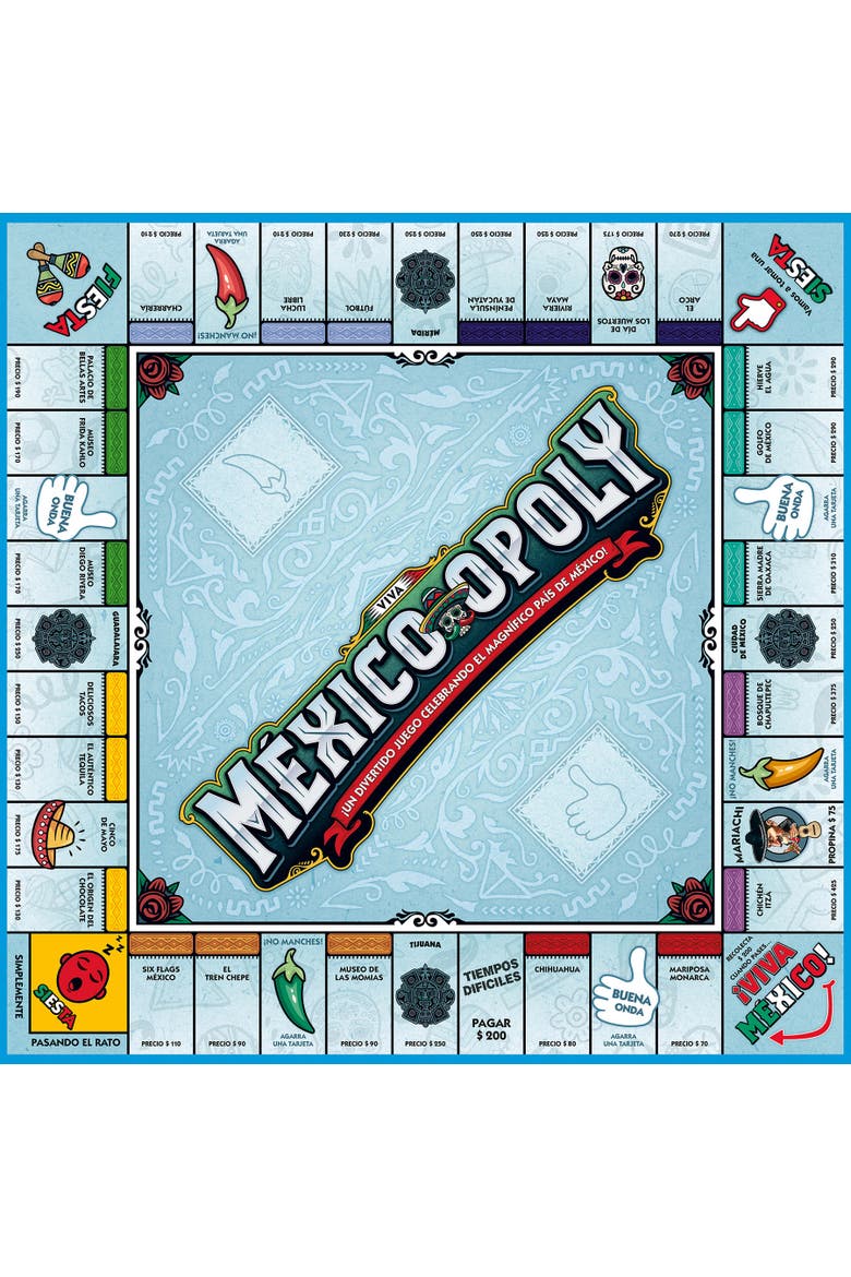 Mexicoopoly Monopoly Board Game, Alternate, color, Multicolored