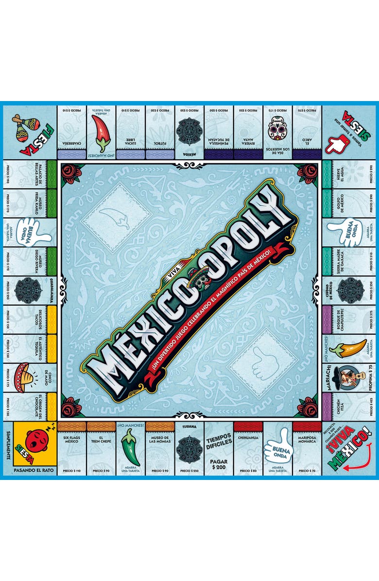 Late for the Sky Mexicoopoly Monopoly Board Game, Alternate, color, Multicolored