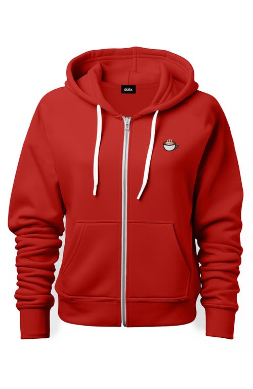 DALIX DALIX CAPPUCCINO ZIP HOODIE