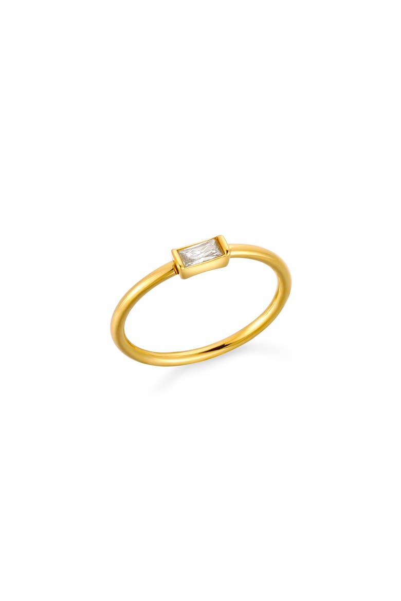 Dainty Crystal Ring, Main, color, Gold