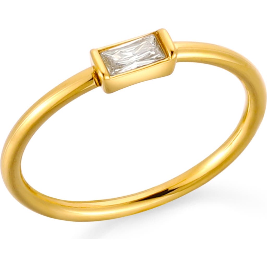 Atolea Dainty Crystal Ring in Gold at Nordstrom, Size 7