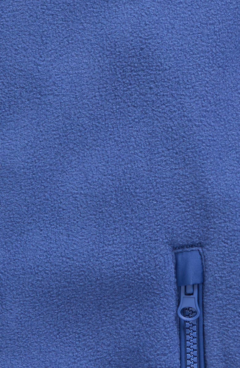 Save The Duck Kids' Neville Fleece Zip Hoodie, Alternate, color, Eclipse Blue