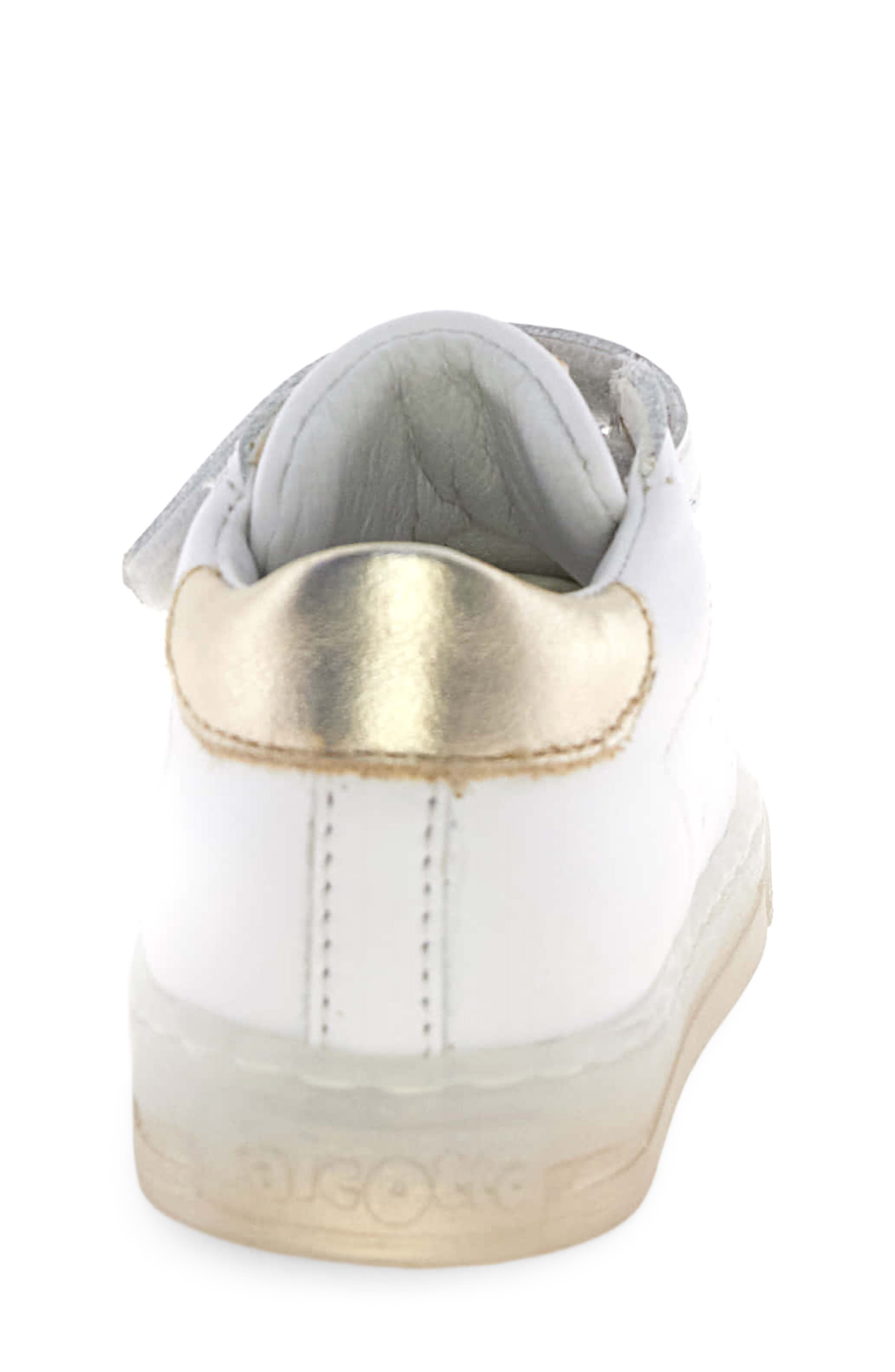 Naturino Kids' Falcotto Salazar 3 VL Sneaker, Alternate, color, White/ Gold