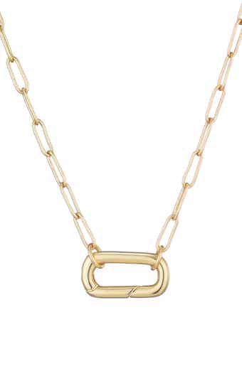 Adornia Lock Charm Necklace