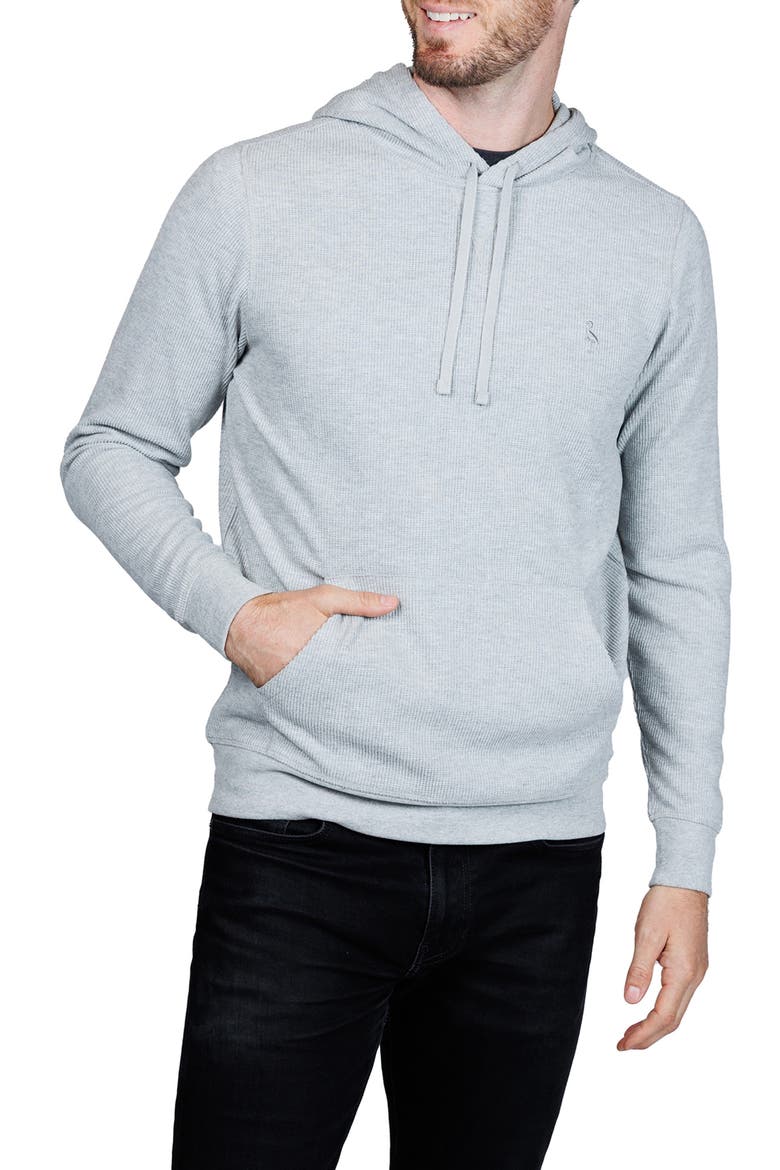 Cozy Knit Hoodie, Alternate, color, GREY HEATHER
