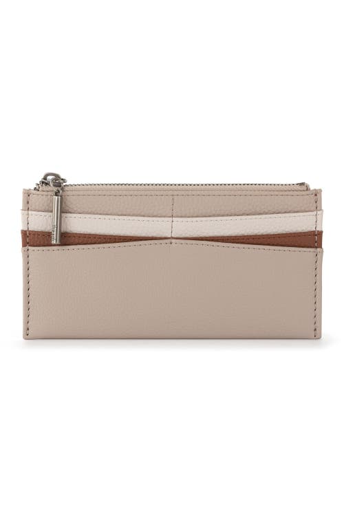 The Sak Neva Large Card Wallet In Sand Block