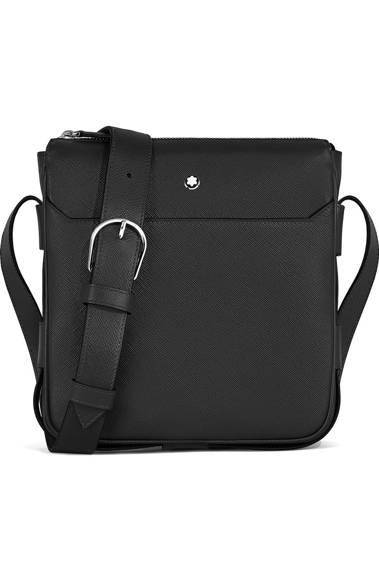 Montblanc Sartorial Leather Crossbody Bag, Main, color,