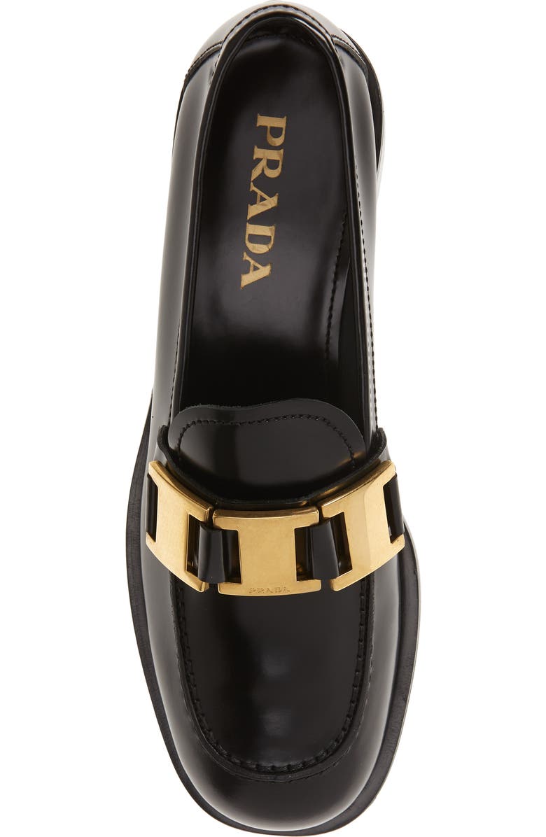 Prada Buckle Loafer, Alternate, color,