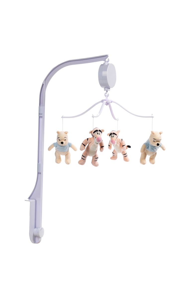 Lambs & Ivy Disney Baby Winnie the Pooh Hugs Musical Baby Crib Mobile Soother, Alternate, color, Multicolor
