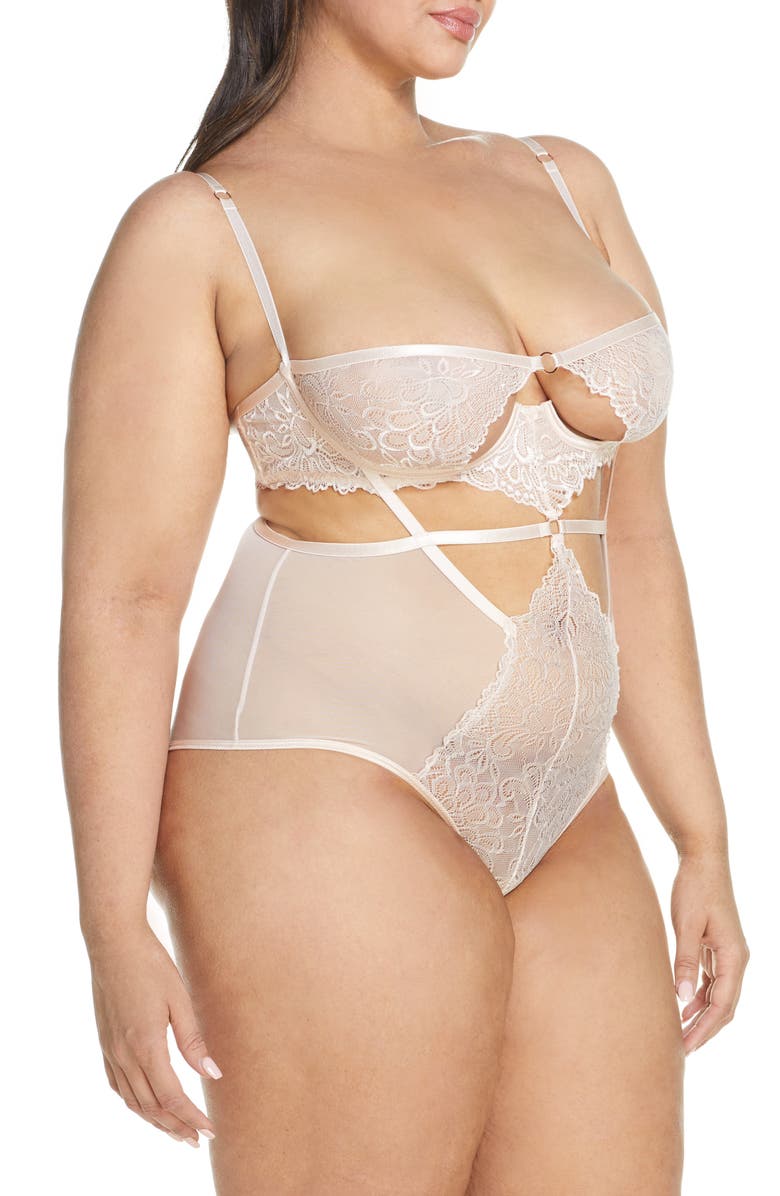 Oh La La Cheri Violetta Underwire Teddy, Alternate, color,