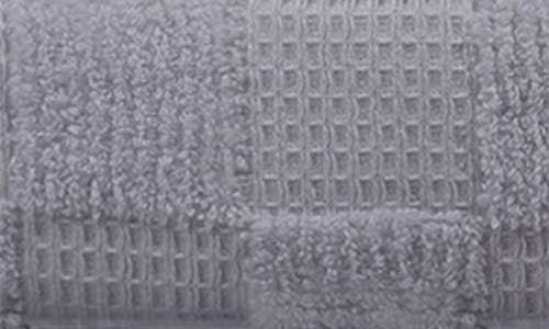Brooks Brothers Waffle Terry 8-piece Turkish Cotton Washcloths In Silver