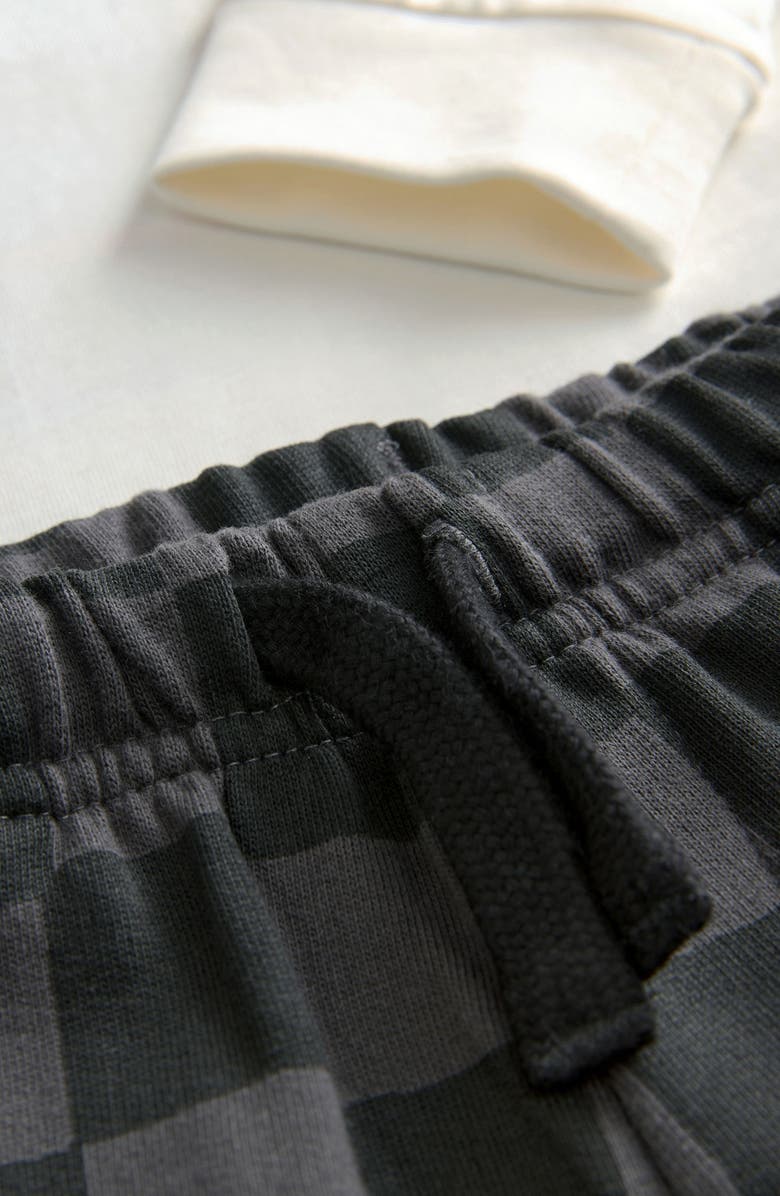 NEXT Kids' Check Cotton T-Shirt Shirt & Pants Set, Alternate, color, 