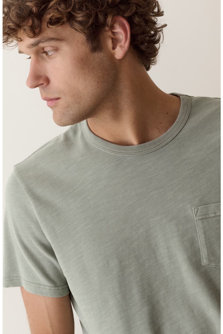 Luxe Slub Pocket T-Shirt, Alternate, color, ICEBERG GREEN