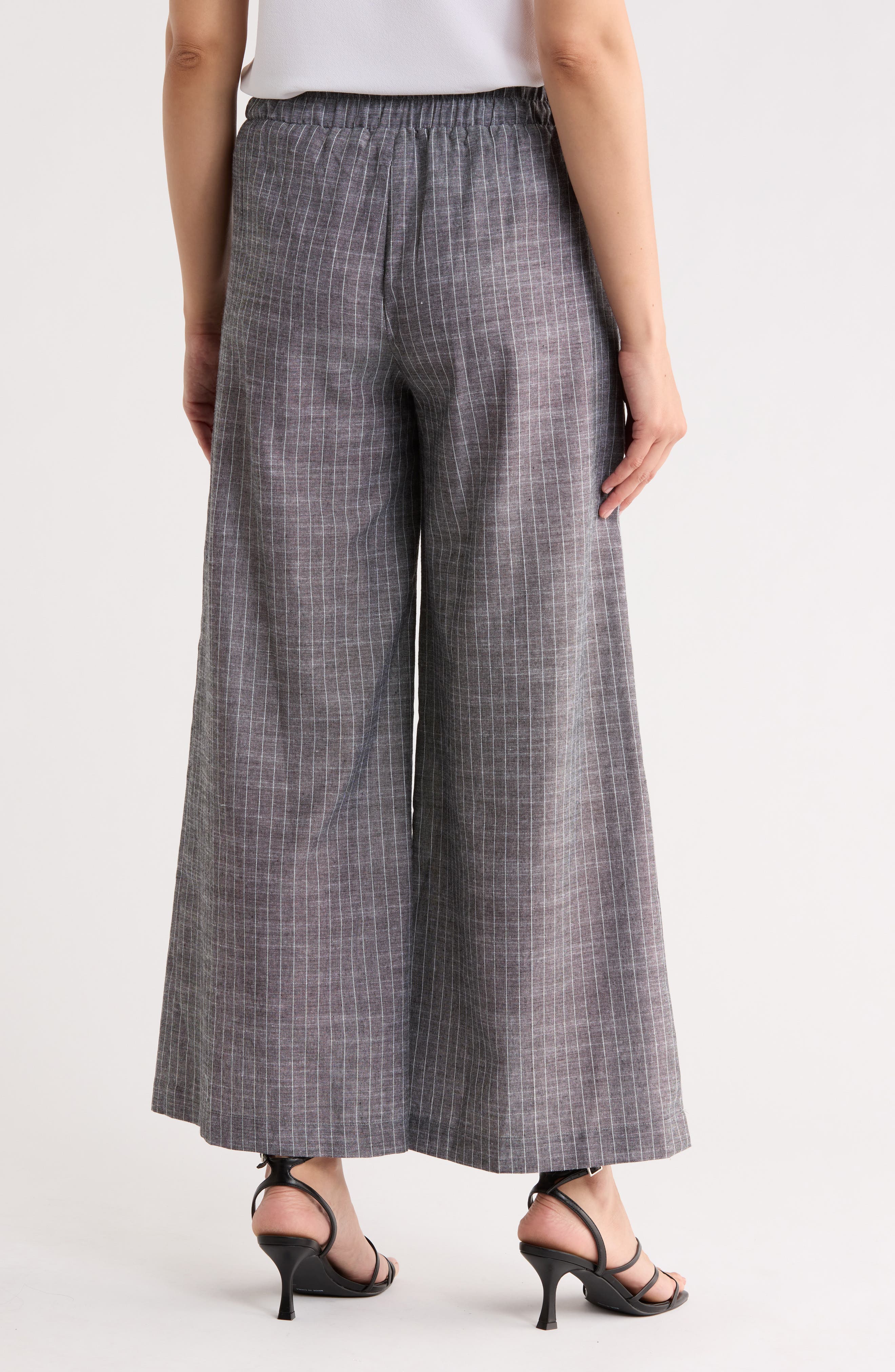 Print Wide Leg Pants - image 2