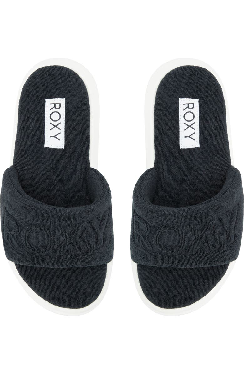 Roxy Gelato French Terry Slide Sandal, Alternate, color,