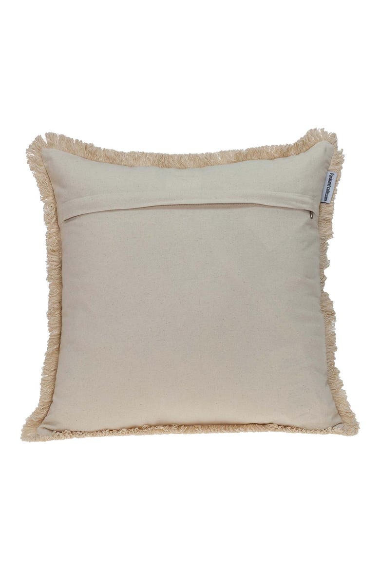 Abu Cotton Throw Pillow, Alternate, color, BEIGE