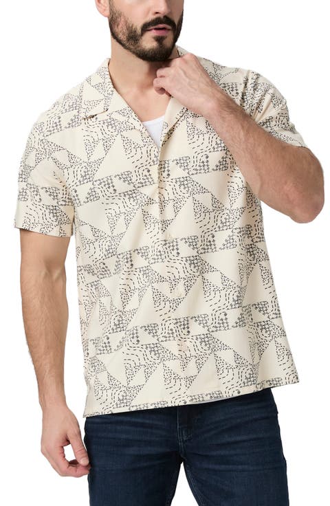 Medina Geo Print Camp Shirt