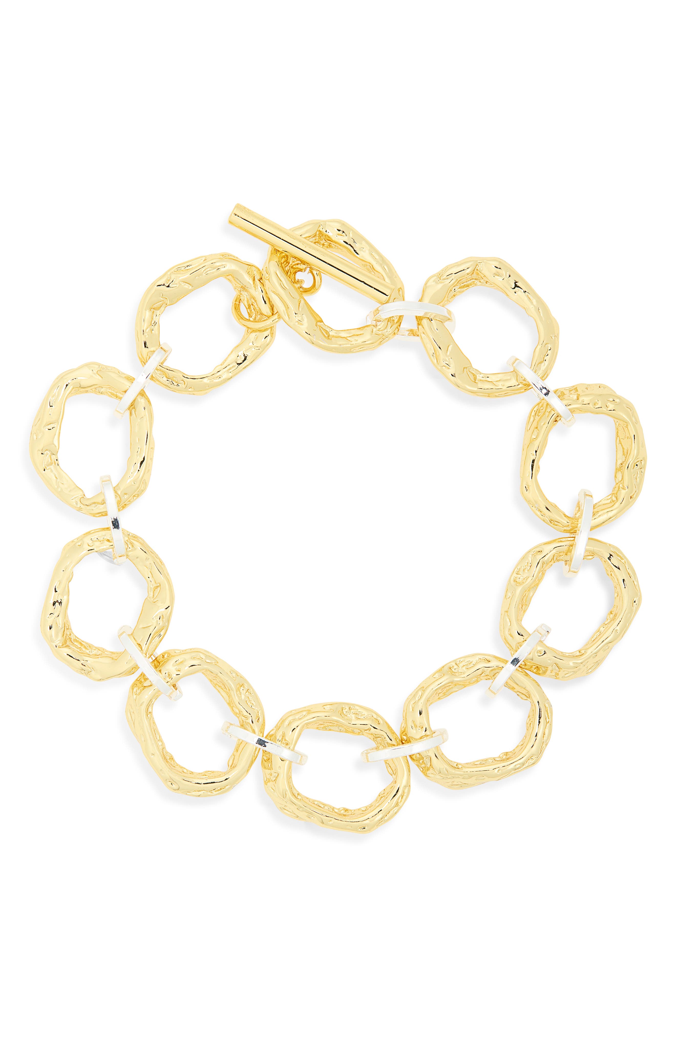 Two-Tone Chain Bracelet